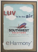 Southwest Airlines Luv Is In The Air eHarmony Playing Cards, sealed - £6.20 GBP