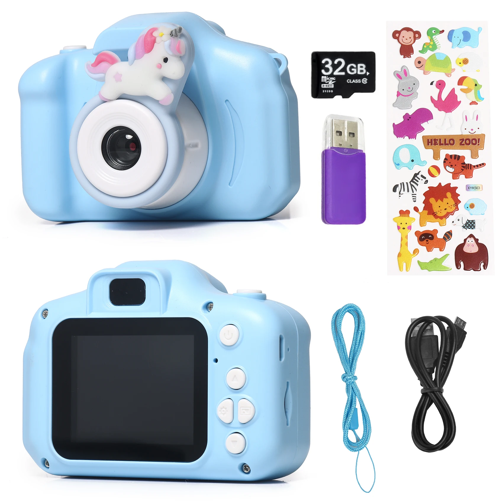 Cute Kids Digital Camera Mini Educational Toys For Kids 1080P Projection Video - £16.32 GBP+