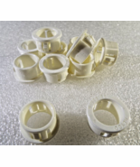 x10 5/8&quot; HOLE 1/2&quot; ID HEYCO SB-625-8 2074 &quot;OFF WHITE&quot; NYLON SNAP BUSHING... - £7.52 GBP