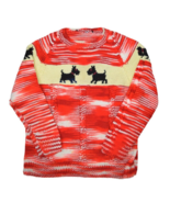 Vintage Hand Knit Sweater Womens 2XL Scottish Terrier Dog Wool Scottie J... - £34.36 GBP