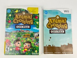Animal Crossing: City Folk Nintendo Wii, 2008 Case and Manual Only - $17.41