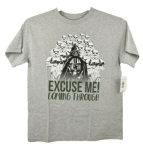 Star Wars Kids 12 to 14 Excuse Me, Coming Through Gray Mad Engine T-Shirt - £9.38 GBP