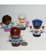 Lot of 4 Fisher Price Little People Neighborhood Helpers Figures 2Drs Pi... - £12.74 GBP