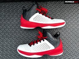 Authenticity Guarantee 
Nike Air Jordan Melo M11 Size 11.5 White Black Gym Re... - £85.65 GBP