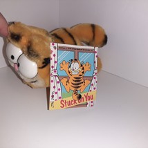 Vintage Garfield Mini Stuck On You Suction Cup Plush w/Tag 7&quot; - £11.76 GBP