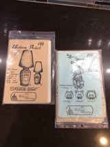 Vintage The Calico Factory Lovey Bunny #106 &amp; Western Pocket #102 Stuffe... - $18.80