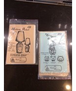 Vintage The Calico Factory Lovey Bunny #106 &amp; Western Pocket #102 Stuffe... - $18.80