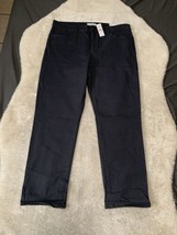 Ann Taylor Loft The Girlfriend Jeans Womens Size 32/14 Mid Rise Gray 29L... - $19.79