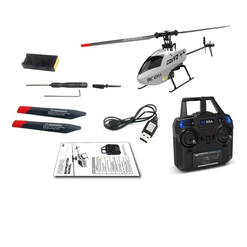 RC ERA C129 V2 6 Channel RC Helicopter Outdoor Aircraft RC Toy 2.4GHz with One - £70.09 GBP+