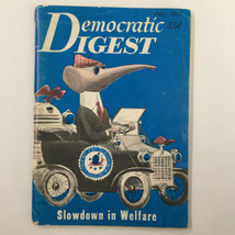 VTG Democratic Digest Magazine July 1955 Slow Down in Welfare - £7.43 GBP