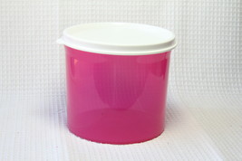Tupperware Canisters (New) Mini Canister 2 1/2 Cup - Purple Daisy - £9.06 GBP