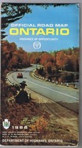 Road Map Ontario Official 1966 - £6.20 GBP