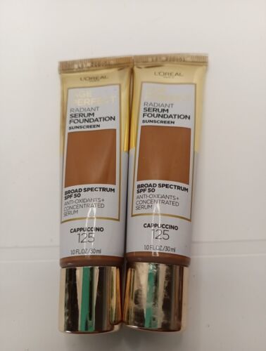 Primary image for (2X) L’Oréal Age Perfect Radiant Serum Foundation #125 Cappuccino (EXP. 11/23)