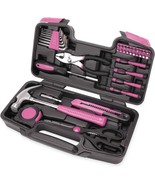 39-Piece All Purpose Household Pink Tool Kit for Girls, Ladies and Women - - £25.32 GBP