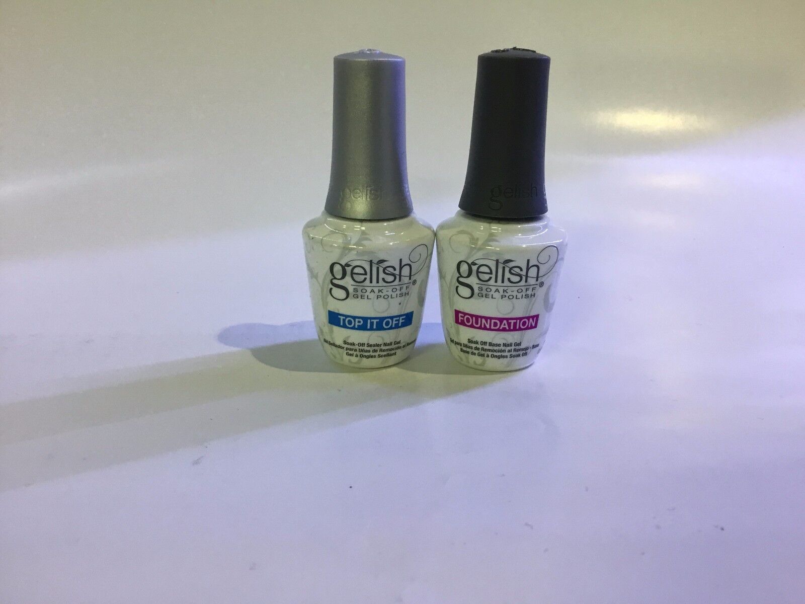 Harmony Gelish Top Coat &amp; Base Foundation Ph Bond cuticle Oil 100% authe... - $10.95+