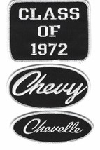 1972 CHEVY CHEVELLE SS MALIBU SEW/IRON ON PATCH EMBROIDERED CHEVROLET - $16.99