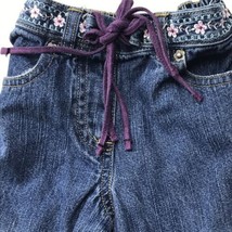 Little Legends Sz 12 M Blue Jeans Denim Pants Embroidered  - £13.37 GBP
