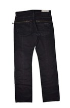 G Star Raw Moto Jeans Mens 36x35 Black Wash Denim Zip Around Sudden Stra... - $60.90
