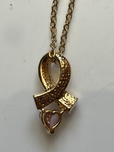 Necklace - Ribbon With Heart - £2.33 GBP