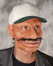 Blues Musician Mask Male African American Mustache Cap Halloween Costume... - £41.66 GBP