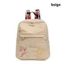 Fashion Multifunction Womens Travel Backpack Embroidery High Capacity Student Sc - £23.20 GBP