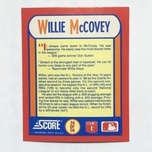 Willie McCovey 1990 Score #34 MVPs Magic Motion 3D Hologram MLB Baseball Card - £0.78 GBP