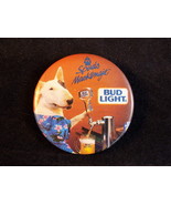 Vintage 1987 SPUDS MACKENZIE BUD LIGHT BEER Button Pin Bartender Pouring... - $4.72 CAD