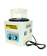 MAGNETIC TUMBLER JEWELRY POLISHER MACHINE FINISHER 180MM KT185 TIME CONTROL - $238.07 CAD