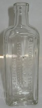 Vintage California Fig Syrup Co Clear Glass Bottle Vase Prop Barn Dump Dig - £7.03 GBP