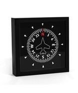 Aircraft Instrument Flight Control Panel Clever Clock Frame Aviation Com... - £43.89 GBP