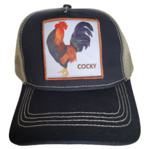 COCKY Rooster Hat Trucker Baseball Cap Mesh Panel Adjustable One Size Snap Back - £17.13 GBP