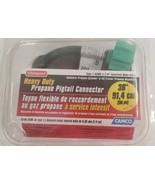 Camco 36&quot; Heavy Duty Propane Type 1 Acme x 1/4&quot; Pigtail Connector Camper... - $16.01 CAD
