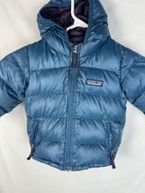 Patagonia Jacket Toddler Down Puffer Coat Hooded Full Zip Baby Toddler 6-12M - £31.31 GBP