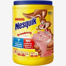 Nestle Nesquik Strawberry Flavor 2.2 Lb  Powder 85 Servings 35.9oz Nesquick - £13.49 GBP