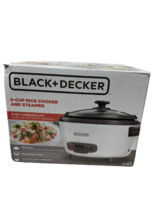BLACK+DECKER RC506 6-Cup Rice Cooker and steamer - White - £33.84 GBP