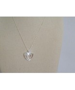 Giani Bernini 18&quot;Sterling Silver Double Heart Pendant Necklace R281 $110 - $822.31 MXN