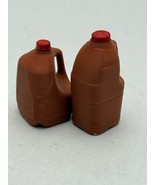 Dollhouse Miniature Two Jugs of Chocolate Milk - $10.05 CAD