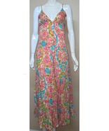 HOUSE OF HARLOW 1960 Floral Open Tie Back Tiered Boho Maxi Dress Size S NEW - €51,74 EUR