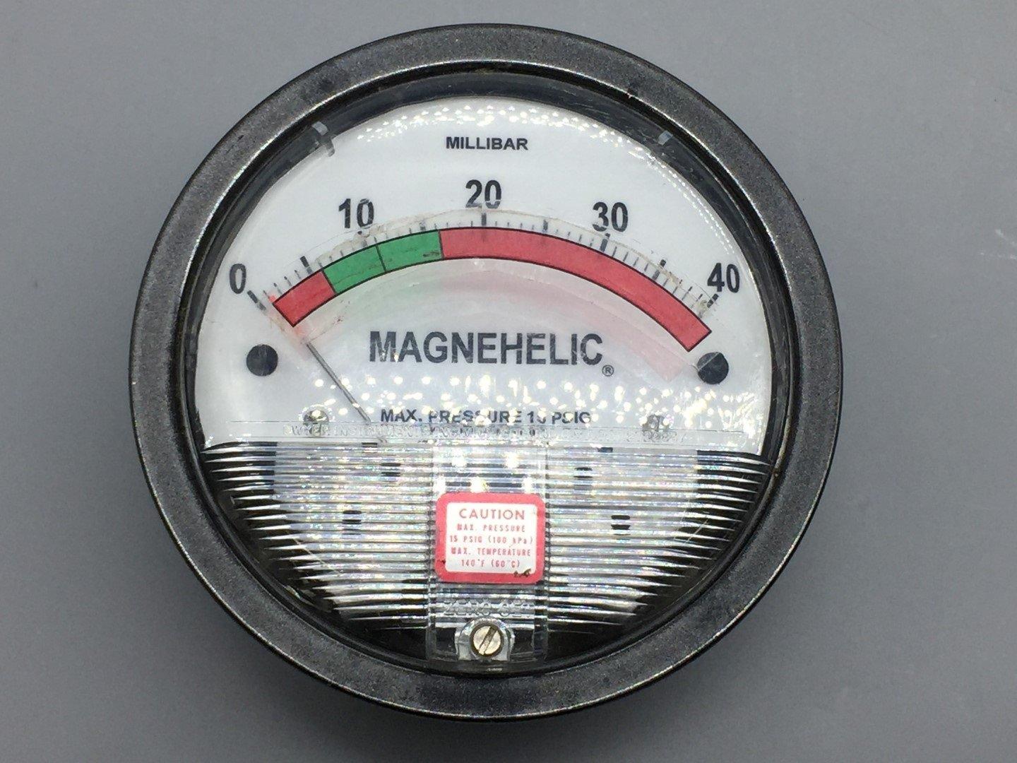 Dwyer 161986-00 Magnehelic  Pressure Gauge 0 - 40 Millibars  - $49.00
