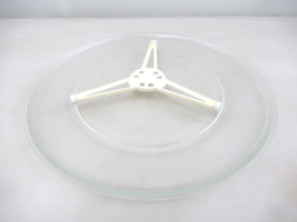 GE  Microwave Oven  15 1/2&quot; Glass Turntable Tray &amp; Support WB06T10012  W... - £37.55 GBP