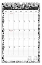 2023 Wall Calendar Spiral-bound Twin-Wire Binding - 12 Months Planner 06 - £10.11 GBP