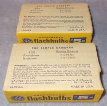 Vintage General Electric GE Camera Flashbulbs 5B  - £7.82 GBP