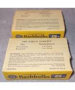 Vintage General Electric GE Camera Flashbulbs 5B  - $9.95