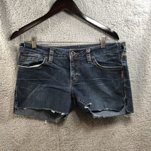 Silver Jeans Aiko Cut Off Denim Jean Shorts Womens Size 32 - £13.21 GBP