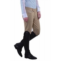 Equine Couture Ladies Oslo Knee Patch Breeches Safari size 26 image 3