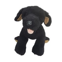 Build A Bear Plush Black Lab Labrador Puppy Dog Stuffed Animal BABW 11&quot; - £8.18 GBP