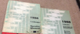 1988 Chevy Chevrolet Camaro Service Shop Repair Manual Set Factory W Supplement - £112.14 GBP