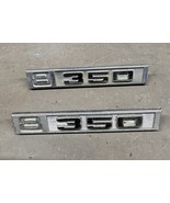 1969-1972 Chevy GMC Truck 350 Fender Emblems Trim Nameplate Molding C/K ... - $598.41 MXN