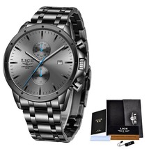 2021 New Men Watch Clock Military Black Watches Mens Waterproof Sports Luminous  - £61.61 GBP