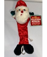 Vintage Baby Soft Expressions Christmas Pull String SANTA Stuffed Animal... - $31.03 CAD